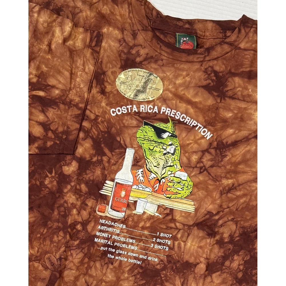 RANA TROPIC - Costa Rica Prescription Tie Dye T-Shirt - Size‎ X-Large - XL